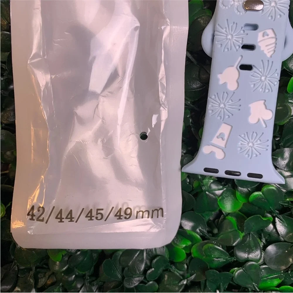 Disney Parks Themed Silicone Watch Bands for Apple Smart Watch 42/44/45/49mm